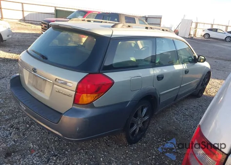 2005 Subaru Legacy Outback 2.5I from USA, damaged, VIN 4S4BP61C757372221